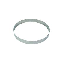 Coppapasta 200 mm – Acciaio inox – Ht 45 mm – Utensile da cucina – Compatibile con forno e lavastoviglie