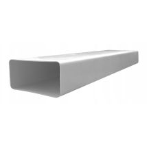 Conducto Ventilación Dospel D/p 110x55 1 M Abs Blanco