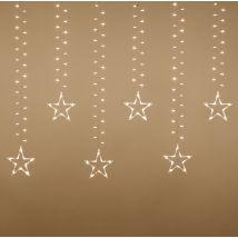 Luces LED estrella 500 cm – 10 unidades – Decoración interior y exterior – Eficiencia energética