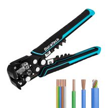 Duratech Pince À Dénuder Automatique 3-en-1, Pince À Dénuder Multifonction Avec Coupe-câbles Et Sertissage, Dénudage 22–7 Awg/sertissage 22–10 Awg, 