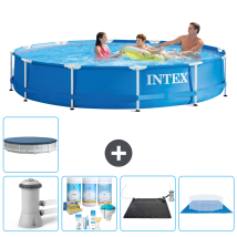 Intex Piscina Con Struttura Rotonda - 366x76 Cm - 8-pezzi S20470