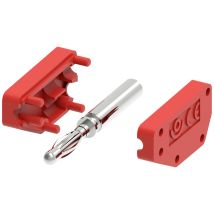 Electro Pjp - 215-cd1-r Bananenstecker Stecker, Gerade Stift-ø: 2 Mm Rot 1 St.