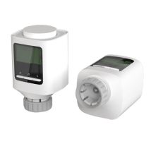 Intelligentes Heizkörperventil NVS-THERMOSTAT – RF-Kommunikation 868 MHz – Temperaturbereich 5° C bis 29,5° C – IP20 – 60 mm x 59 mm x 100 mm