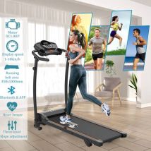 Fit4you - Folding Electric Treadmill – Motorised Running Fitness Machine Gym Mt04