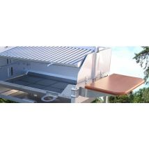 Baluja – Pack de bandejas de madera y acero inoxidable para barbacoa – 2 bandejas laterales