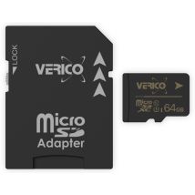 Verico Microsdxc Speicherkarte 64gb, Class 10, Uhs-i, Mit Adapter