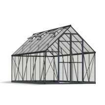 Palram-canopia - Aluminium Gewächshaus Balance 816 Anthrazit 487x244x229 Cm