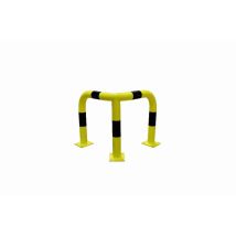 Mw Tools - Gelb-schwarzer Eckbügel Viso - 600 X 600 X 600 Mm - Ø76 Mm - Bara6066nj
