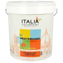 Duriquarz Grecale Idropittura Quarzo Acrilico Protettivo Antialga Antimuffa Tinta Bianco - Contenuto Litri 14 - Confezione 1