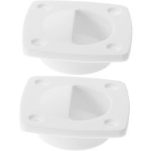 Maniglia Incassata In Nylon Bianco Per Portelli Di Barche, Maniglia A Filo, Accessorio Durevole E Versatile Per Mobili, Porte Scorrevoli E Ponti Di 