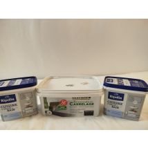[lot De 3] - Ripolin & Resinence - Peinture Cuisine/sdb Et Enduit Carrelage - Gris Et Graine De Pavot - Haute Résistance - Voir Photos