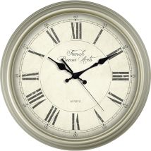 89891-12 Quarz Wanduhr 31 Cm Elfenbein - Eurotime