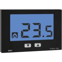 Thermostat D'Ambiance Pour Chaudière Alimentation Par Piles Noir Vemer Ve719100 Thalos Key