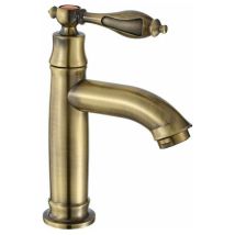 Grifo De Lavabo Retro De Latón Monomando