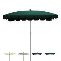 Parasol Rectangulaire Antivent D'Extérieur Design Allegro 86r - Vert Foncé