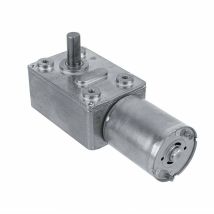 Motor Eléctrico Reductor Reversible De 12 V Cc Con Caja De Engranajes Helicoidales De Turbina De Alto Par Para Ventanas Y Abridores De Puertas (40 Rpm