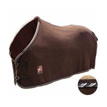 165 Cm, Blu: Couverture Polaire Anti-pilling 3 Étoiles Avec Cordon Et Bordure Contrastés