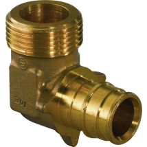 Codo Fijo Macho Q&e - Uponor Medidas: Ø20mm X 1/2"