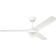 Deckenventilator Industrial 122 Cm Weiß Mit Zugschnur