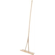 Rastrillo de madera de haya – Mango de 16 m x 25 mm – Ideal para plantar y cosecha de heno – Circumpro