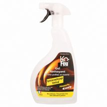 Gel detergente per vetri 750ml – Pulizia verticale efficace per caminetti e focolari – Non cola, senza risciacquo – KOFEU
