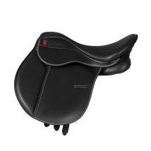 17", Marrone Scuro: Sella Da Completo Milano In Similpelle Con Doppia Imbottitura