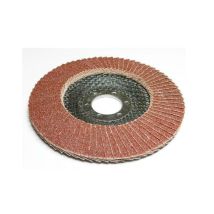 Schleifscheibe 125mm P120 – Elektrokorund – Für Aluminium, Nichteisenmetalle, Stähle, Holz – Max. Drehzahl 12200 U/min