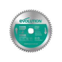 Evolution Aluminium Cutting Mitre Saw Blade 210 X 25.4mm X 60t