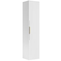 Badplaats - Mobile Bagno Rimini 38 X 33 X 170 Cm - Bianco Opaco - Colonna Sospesa 1 Anta