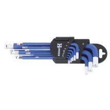 Hanger 250112 Juego De 9 Llaves Hexagonales Magnéticas Azules
