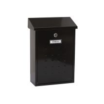 Arregui - Premium E5604 Buzón Exterior De Acero, Tamaño M (correo Din A4 Y Revistas), Buzón De Correo Individual, Buzón De Pared Mediano, Antilluvia, 
