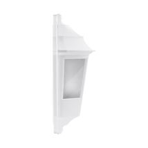 Lámpara De Jardín Exterior Blanca Ip44 E27 40w Begonya4 Ideus 03141