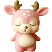 LaBlanc Sparschwein in Hirschform – Rosa – 15,4 x 10 x 19,3 cm – Handgefertigt – Ideal als Geschenk für Kinder und zur Dekoration