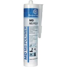 Colle Multiuso MD-MS Polimero 440G Cartuccia Nera – Adesivo Elastico Alta Resistenza – Utilizzo: Edilizia, Industria – Resistente a Temperature da -40