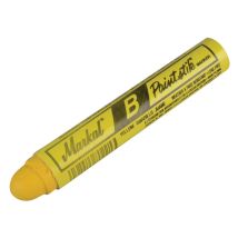 Markal – Yellow Paintstik Marker – Solid Oil Paint for All Surfaces – Weather Resistant