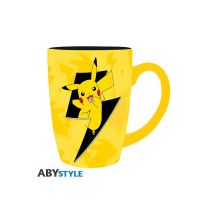 Tazza - Abystyle - Pikachu - 400 Ml - Ceramica - Lavabile In Lavastoviglie E Microonde