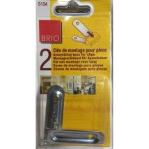 Montageschlüssel für Schelle – 2 Stück – Metall – Brio