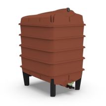 4-tray Worm Composter Kit In Terrecotta - Includes Worms