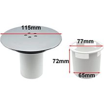 Alwaysh - Shower Drain, 90mm/115mm Shower Drain, Shower Trap Cover Replacement