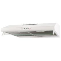 Dunstabzugshaube – Halogen-Beleuchtung – 500 mm – 61 dB – Energieeffizienzklasse E – 220 m³/h – Weiß