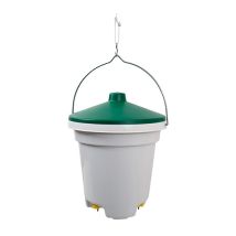 Finca Casarejo - Bebedero De Gallinas Y Otras Aves De Corral Con Chupetes - 3 Tetillas - 12 L