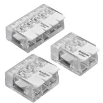 Braytron - 1er Verbindungsklemme 3-fach Mit Hebel Compact Kabelverbinder Mit Hebeln Für Alle Leiterarten Weltweit, Bestätigte Anwendungssicherheit