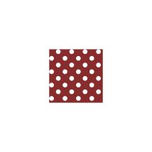 Nappe Ovale Manhattan Rouge Design Élégant, Résistante Aux Taches - D-c-table