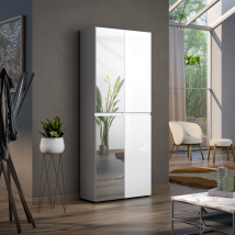Scarpiera Xxl A 4 Ante E 2 Specchi Mister Made In Italy Cm 90x35x200h