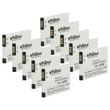 10x Akku Kompatibel Mit Unify Openstage Sl6, Sl400, Sl450 Schnurlos Festnetz Telefon (950 Mah, 3,7 V, Li-ion) - Vhbw