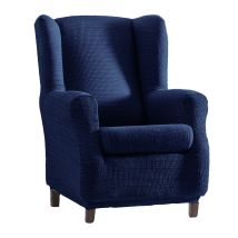 Funda de sofá elástica Jacquard 2 piezas – Color 03-Azul – Protege y renueva tu sillón