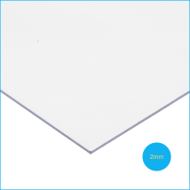 Solstice - Solid Polycarbonate Glazing Sheet Clear 841mm X 594mm X 2mm