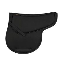 Demi-sella anglosassone con rinforzi – Colore nero – Taglia Full – Tecno
