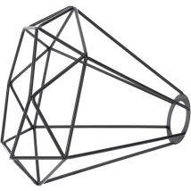 Ccykxa Metalllampenschirm, Käfigförmiger Metalllampenschirm, Rahmenlose Lampenabdeckung, Ersatz Für Wandpendelleuchte, Wandleuchte