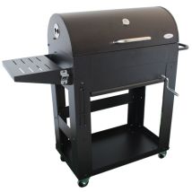 Barbacoa Ronda V20 – Quemador: carbón – Dimensiones parrilla asar: 36,41 cm – Dimensiones parrilla calentadora: 69,4 x 30,5 cm – Peso: 40 kg